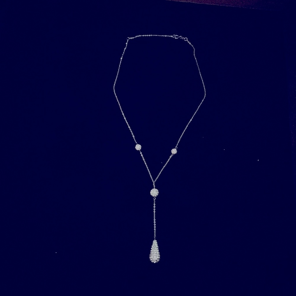 Tear drop necklace.